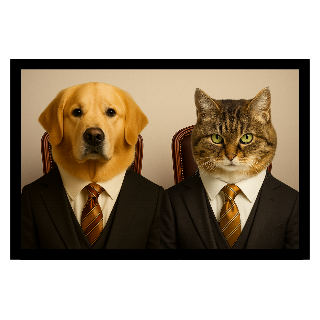Custom Pet Portrait - CEO Theme