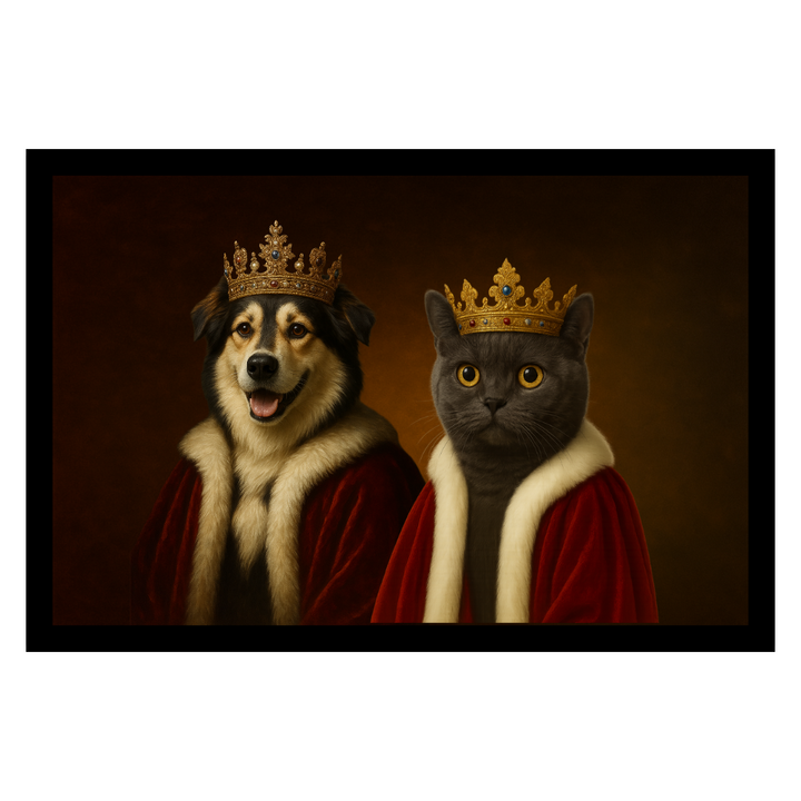 Custom Pet Portrait – Royal Theme
