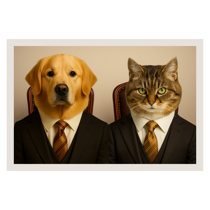 Custom Pet Portrait - CEO Theme