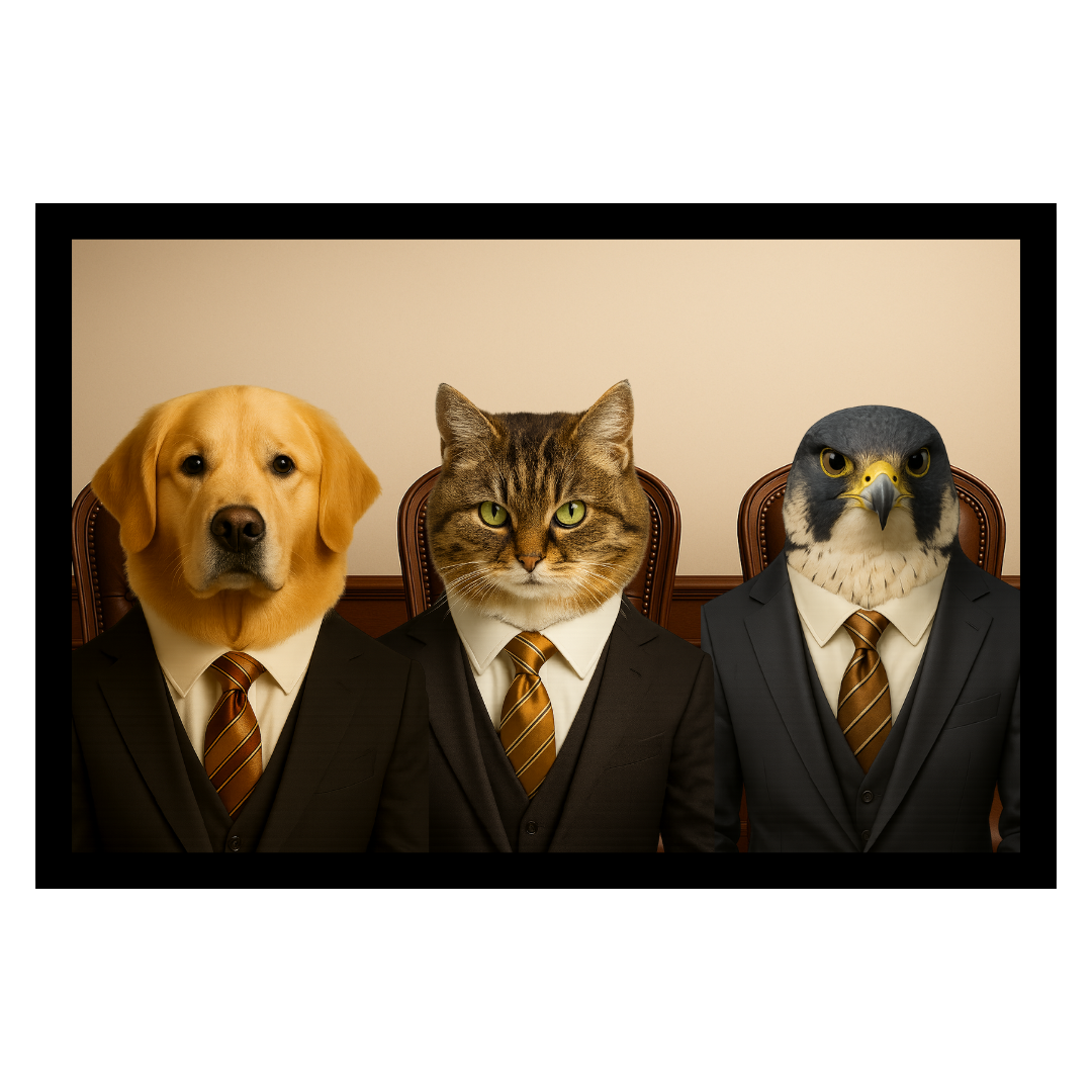 Custom Pet Portrait - CEO Theme
