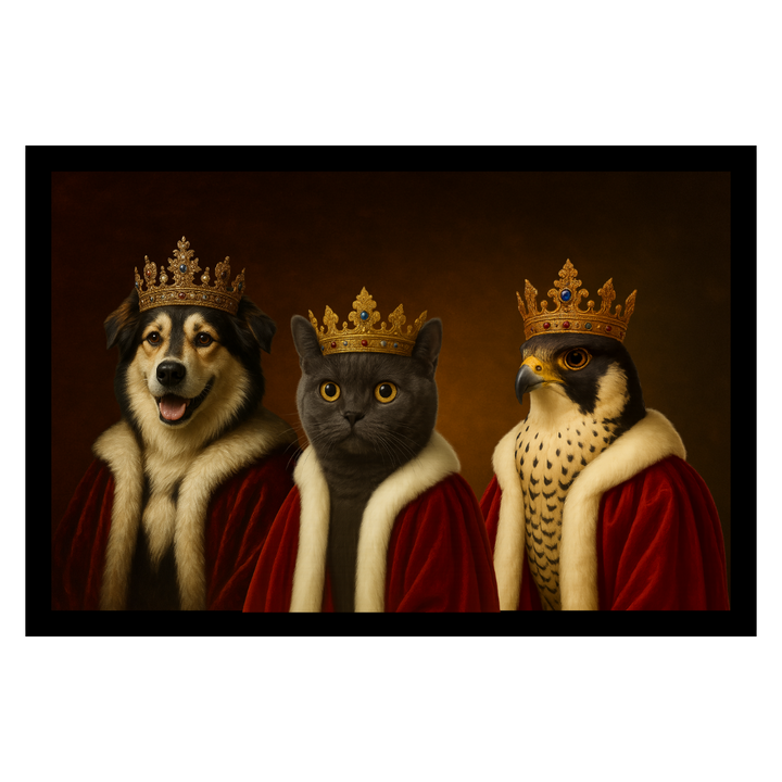 Custom Pet Portrait – Royal Theme
