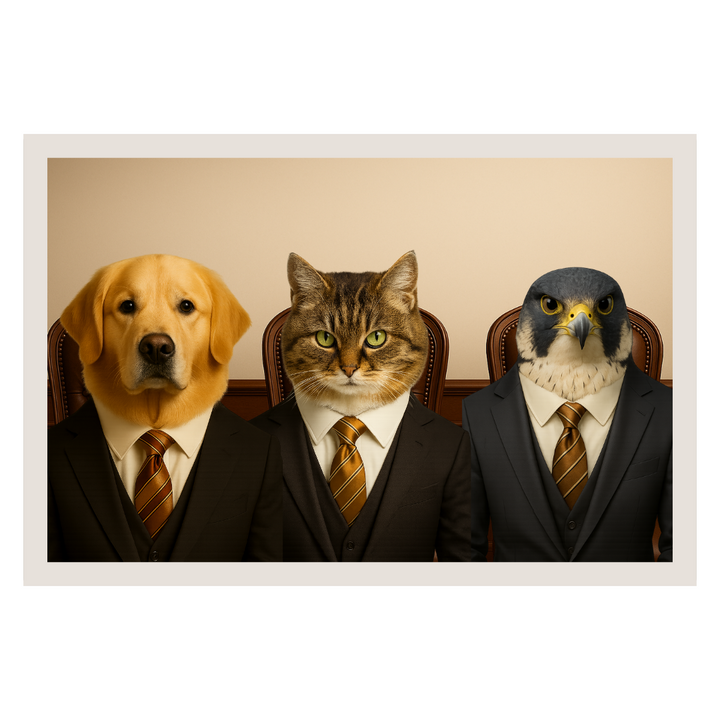 Custom Pet Portrait - CEO Theme