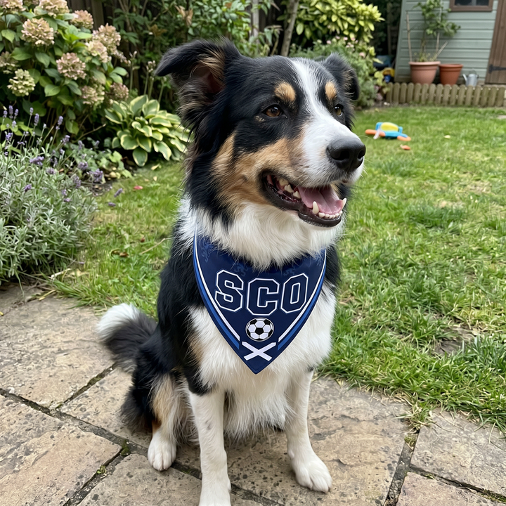 Country Flag Pet Bandana Cheer in Style | The Fur Print 🐾⚽