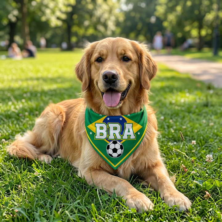 Country Flag Pet Bandana Cheer in Style | The Fur Print 🐾⚽