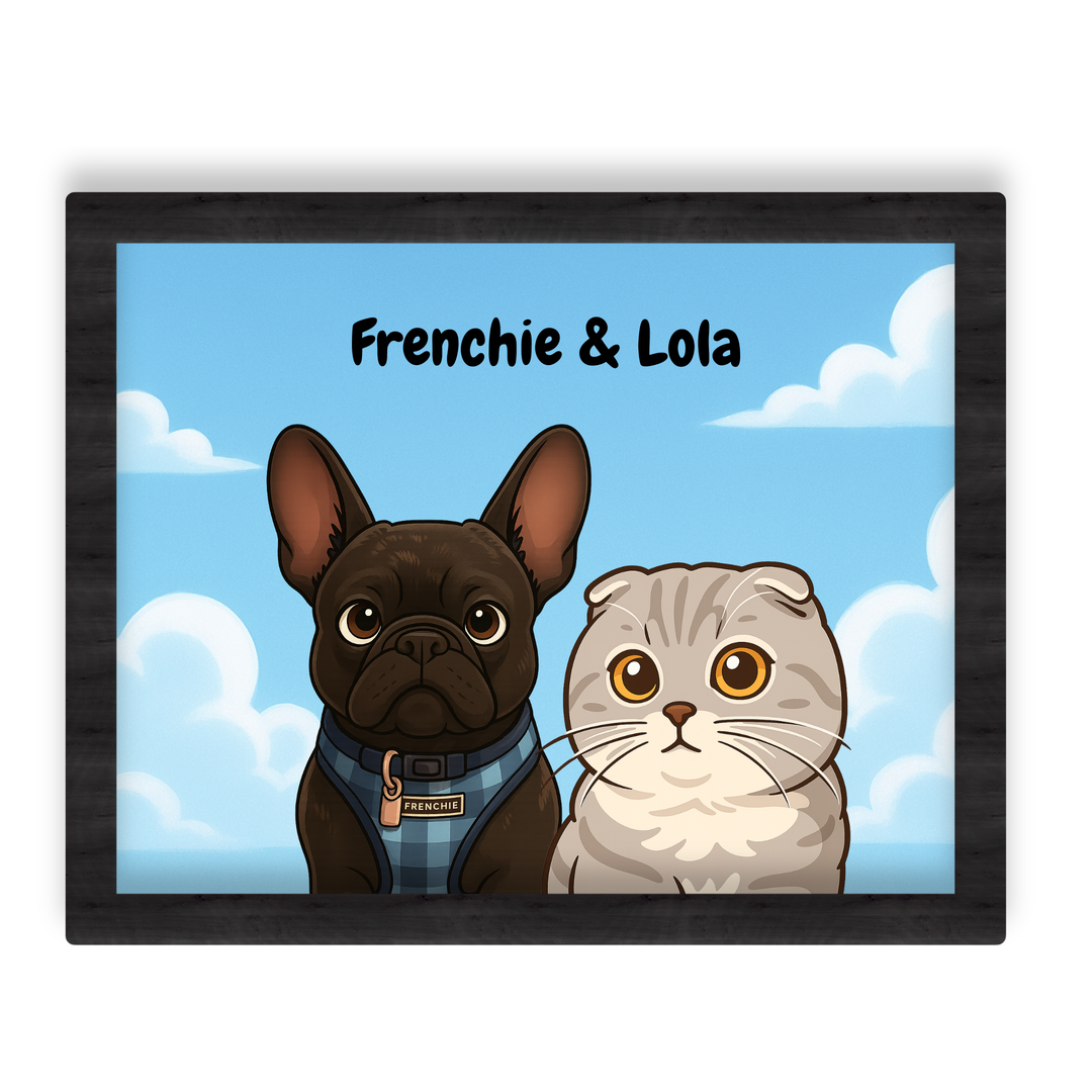 Custom Pet Portrait - Cartoon Style