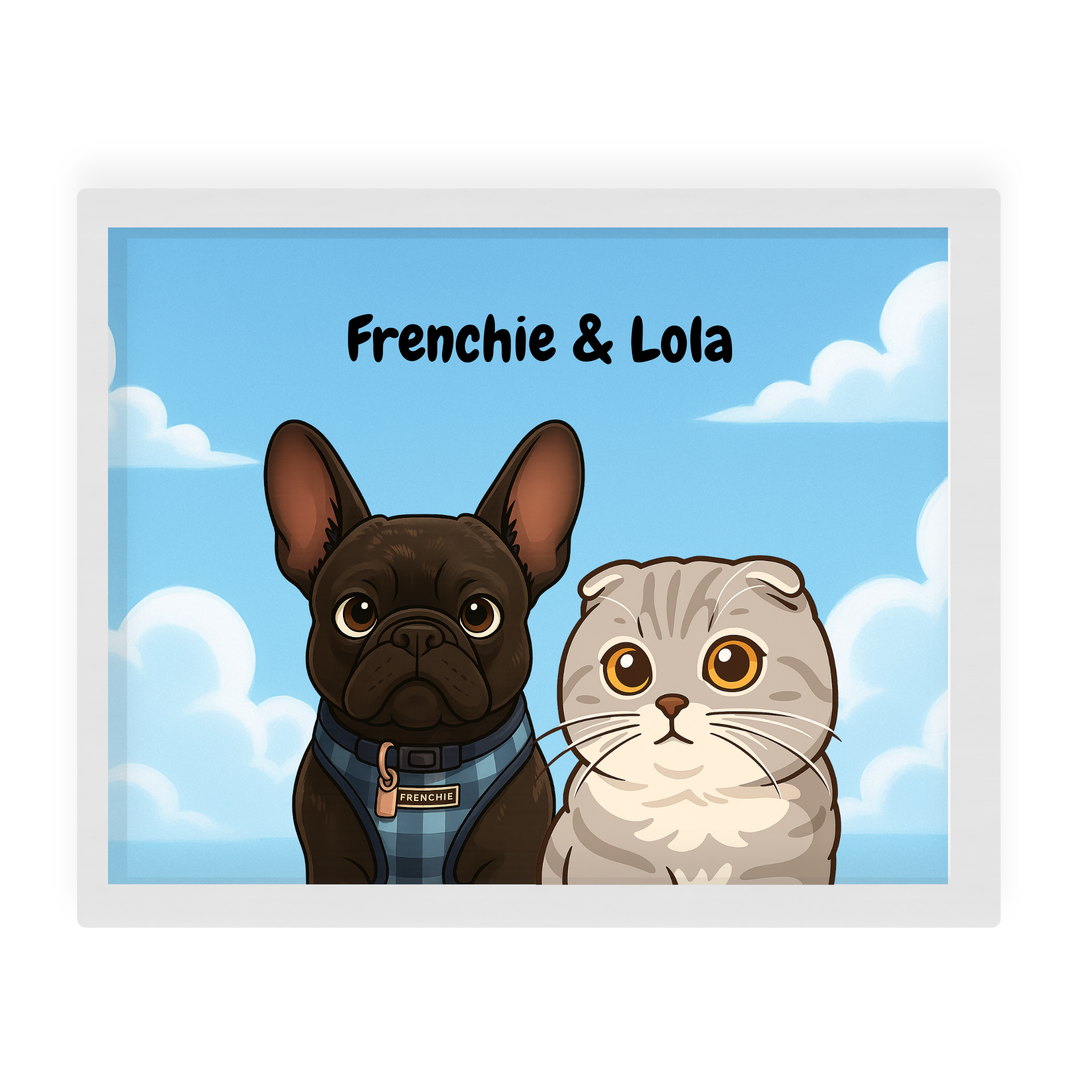 Custom Pet Portrait - Cartoon Style