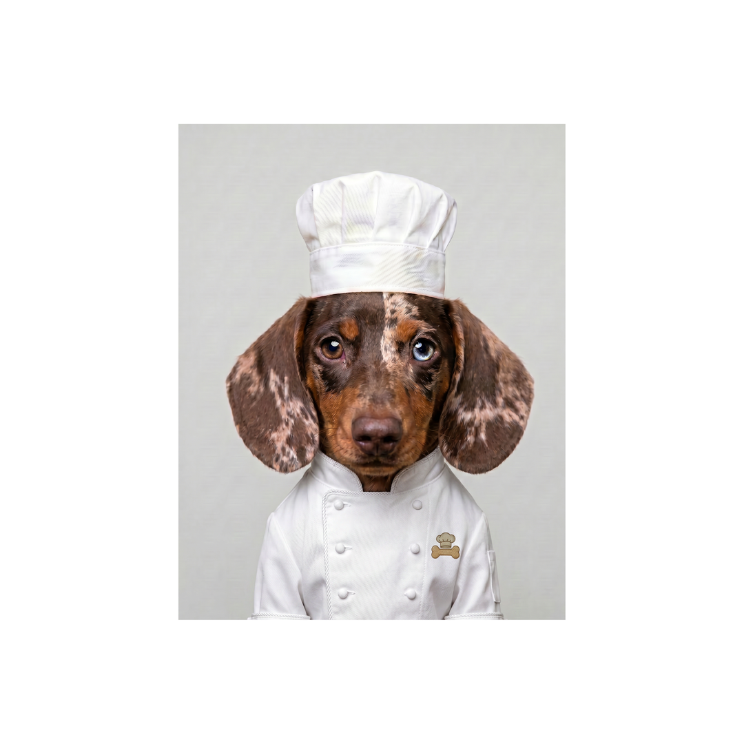Custom Pet Portrait - Chef Style