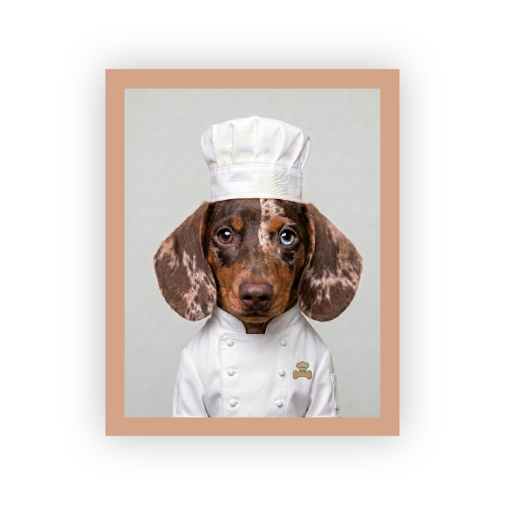 Custom Pet Portrait - Chef Style