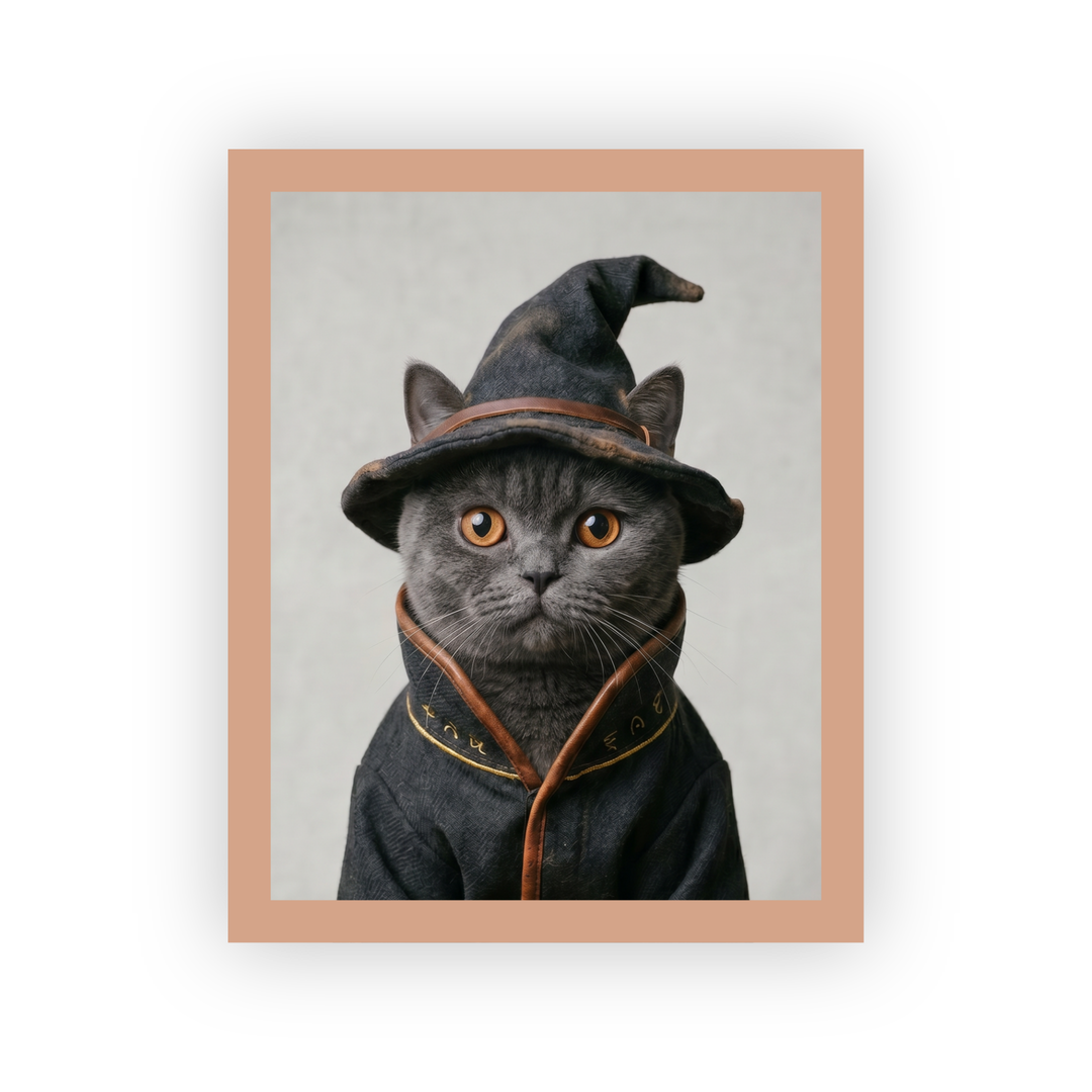 Custom Pet Portrait - Wizard Style