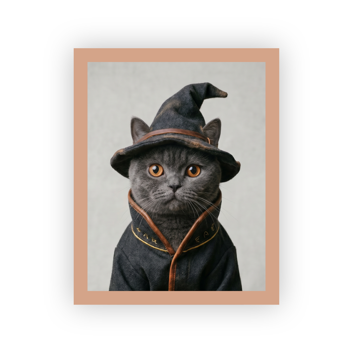 Custom Pet Portrait - Wizard Style