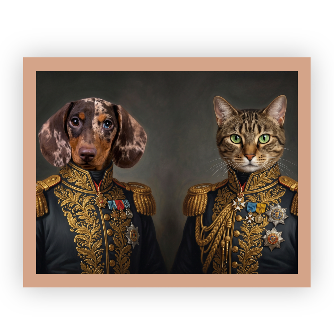 Custom Pet Portrait - Royalty Style