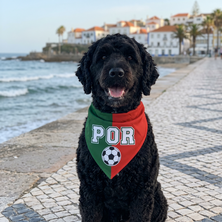 Country Flag Pet Bandana Cheer in Style | The Fur Print 🐾⚽