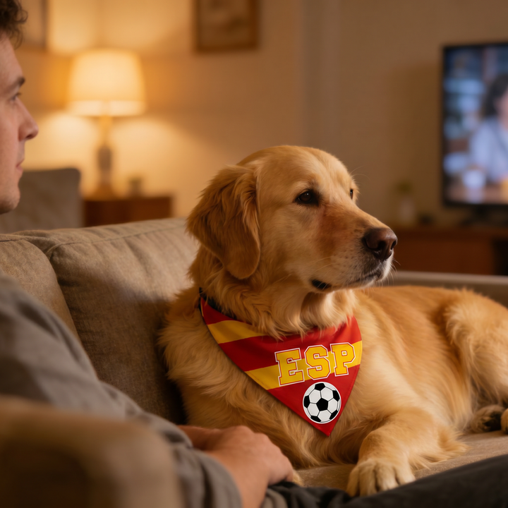 Country Flag Pet Bandana Cheer in Style | The Fur Print 🐾⚽