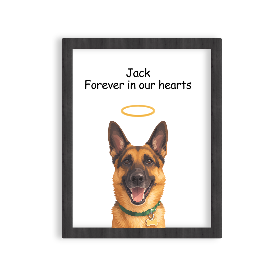 Custom Pet  Portrait - Memorial Style