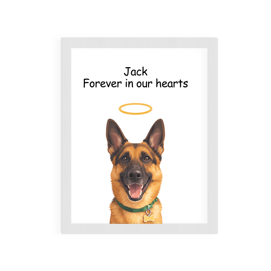 Custom Pet  Portrait - Memorial Style