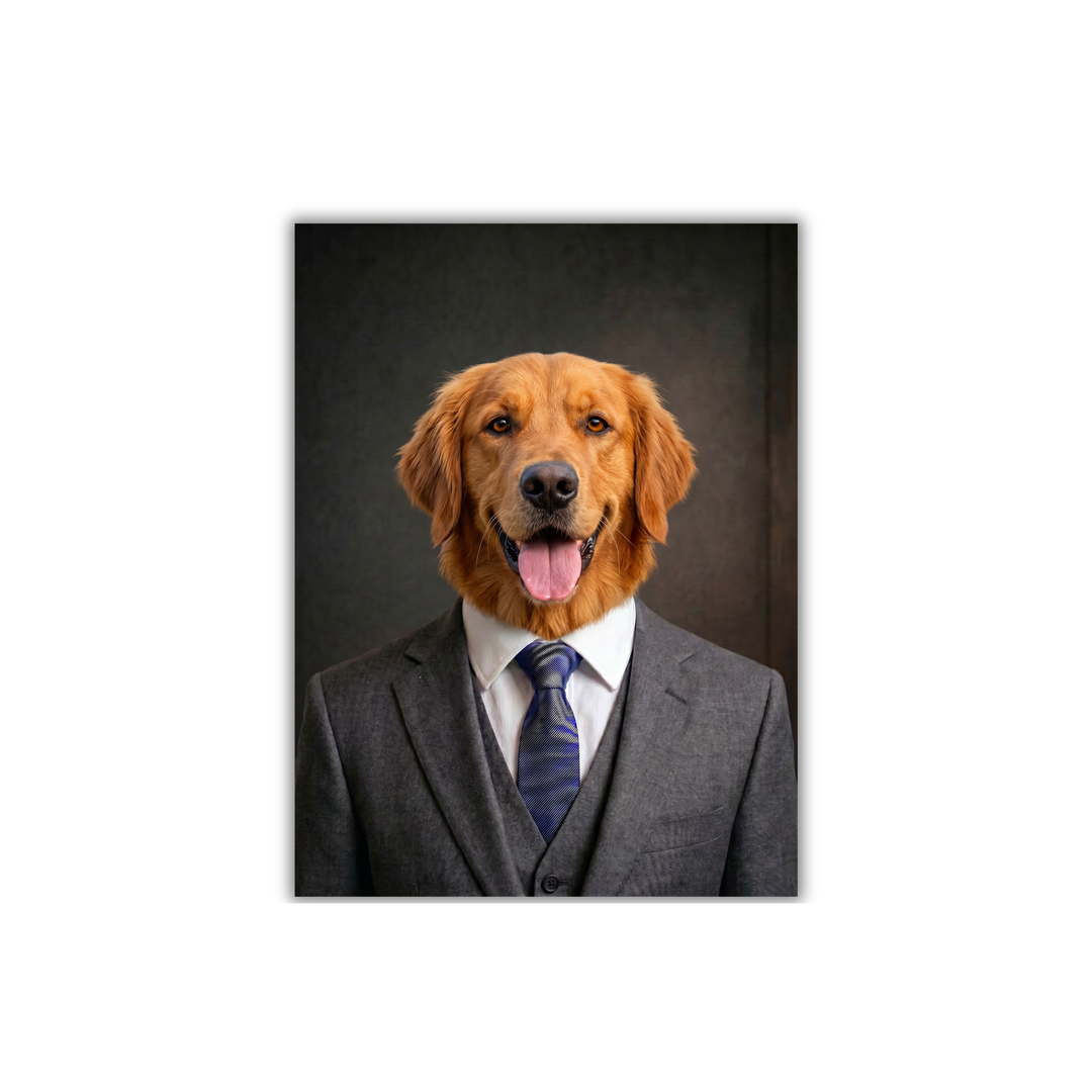 Custom Pet Portrait - CEO Style