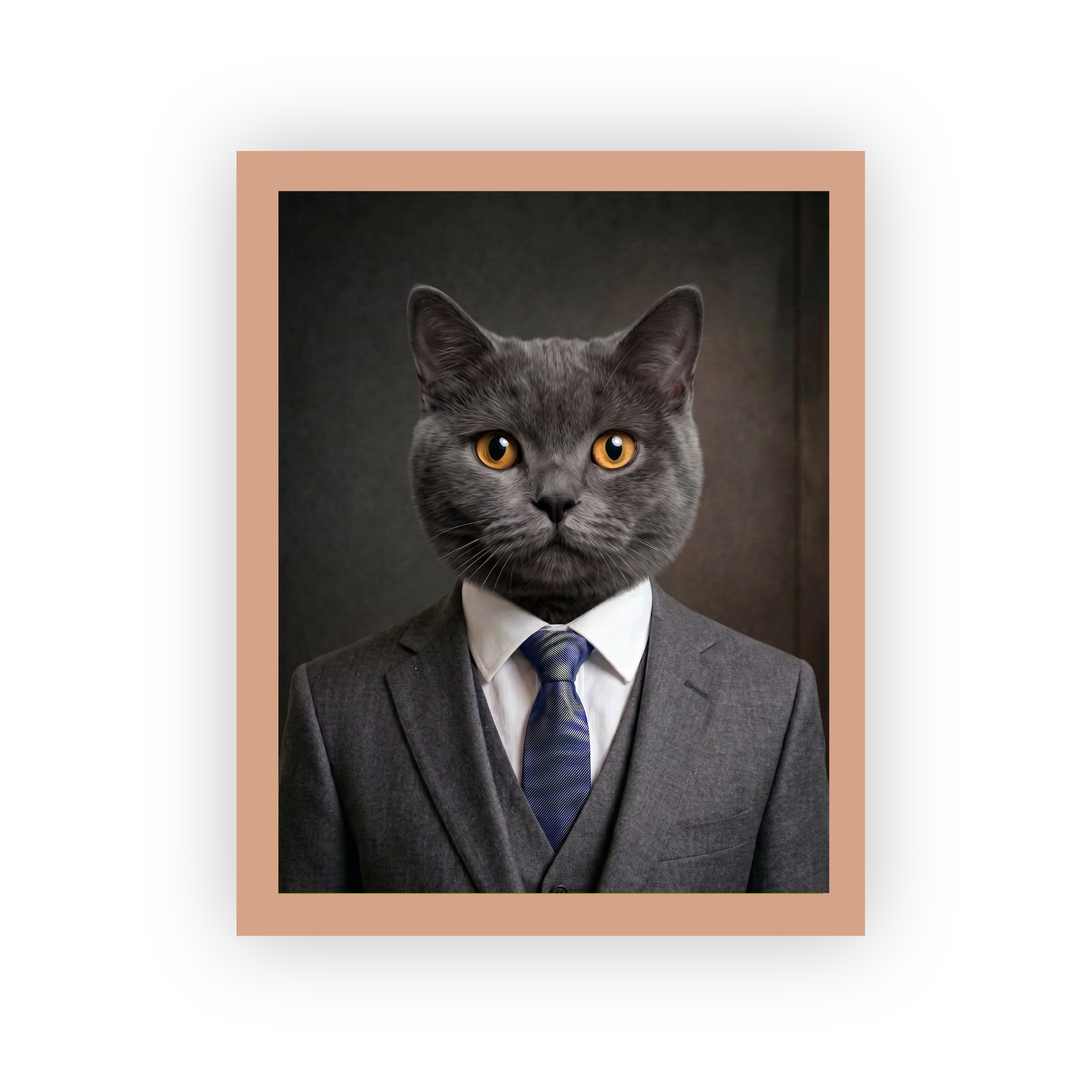 Custom Pet Portrait - CEO Style
