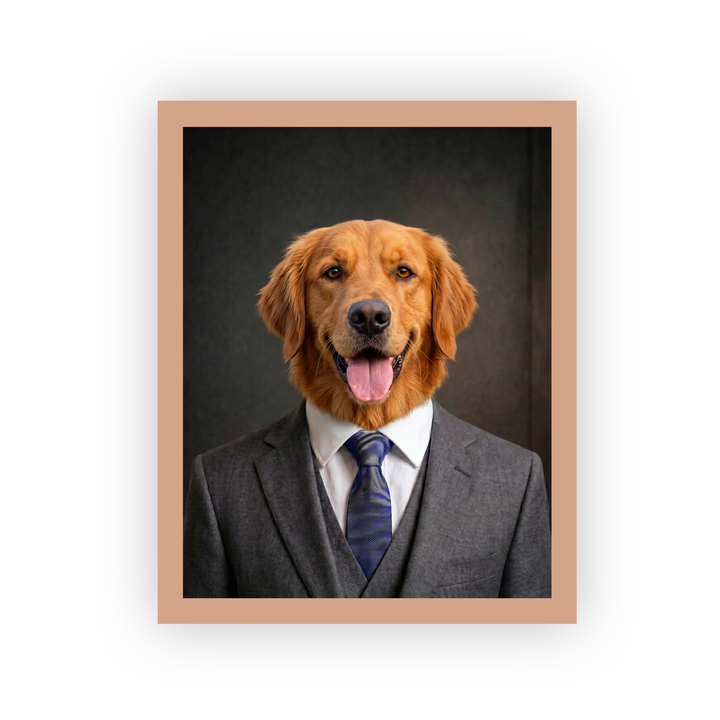 Custom Pet Portrait - CEO Style