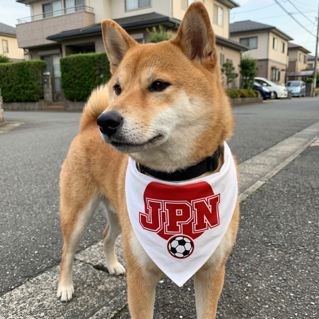 Country Flag Pet Bandana Cheer in Style | The Fur Print 🐾⚽