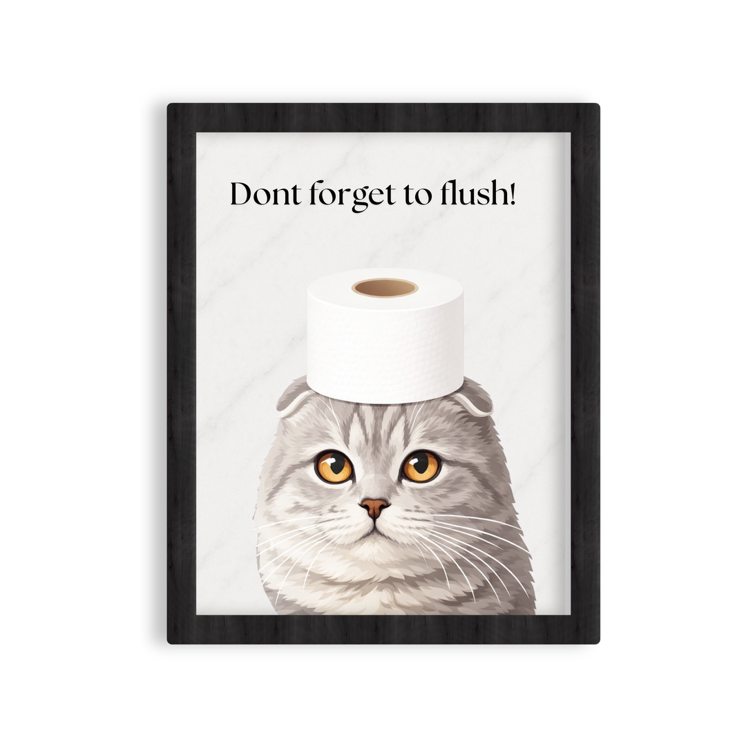 Custom Pet Portrait - Bathroom Style