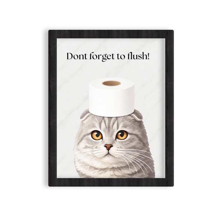 Custom Pet Portrait - Bathroom Style