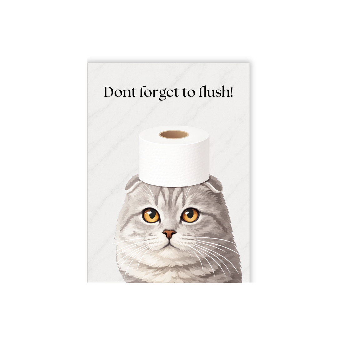 Custom Pet Portrait - Bathroom Style