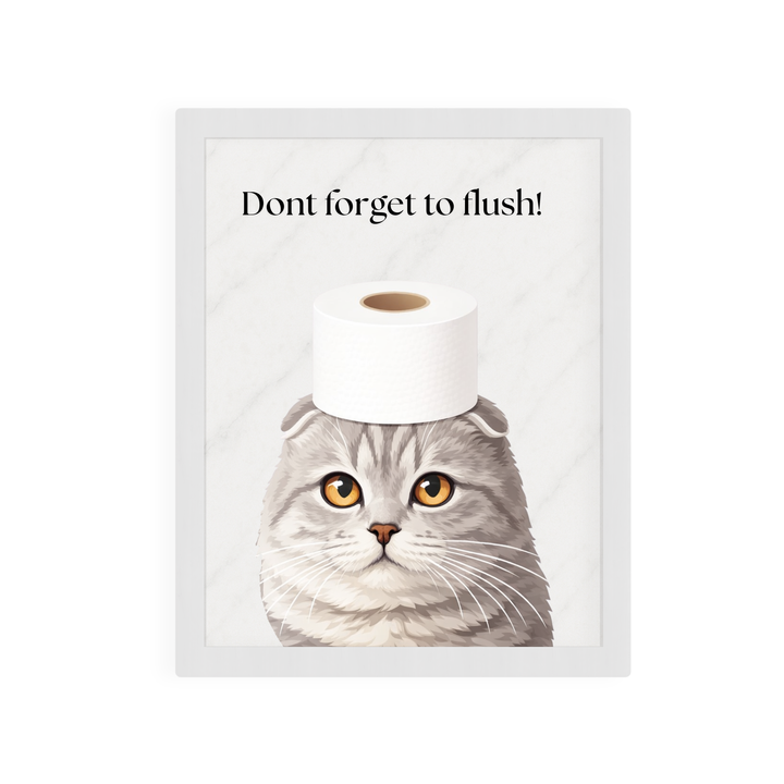 Custom Pet Portrait - Bathroom Style
